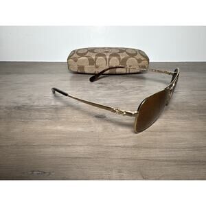 Coach 932213 Light Gold/ HC 7080 Sunglasses Frames With Hardshell Case